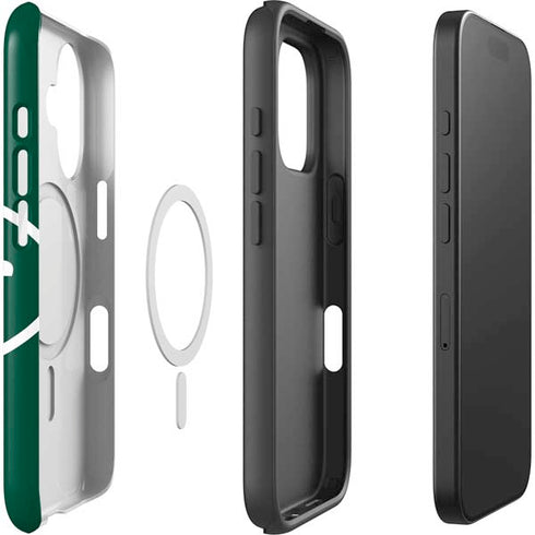 NFL New York Jets Large Logo iPhone 16 Plus Magsafe Impact Case